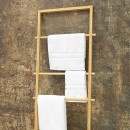 Σκάλα-Κρεμάστρα Για Πετσέτες Bamboo Essentials 5 Θέσεων 51x180cm Estia