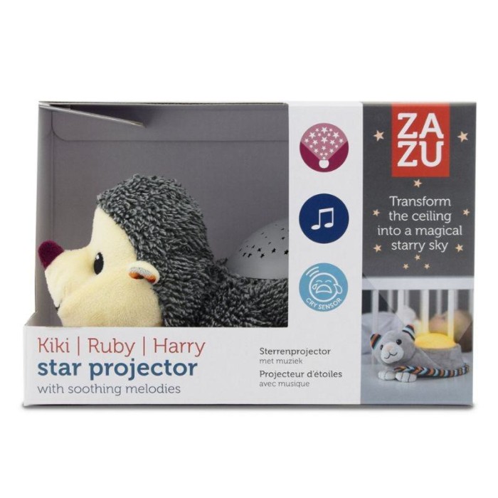 Σκαντζόχοιρος Harry Προτζέκτορας αστεριών ύπνου με χτύπο καρδιάς λευκό ήχο μελωδία ZAZU πλενόμενος Σκαντζόχοιρος Harry Προτζέκτορας αστεριών ύπνου με χτύπο καρδιάς λευκό ήχο μελωδία ZAZU πλενόμενος