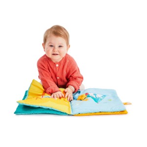 Σόφι Kαμηλοπάρδαλη Μεγάλο Yφασμάτινο Βιβλίο Mε Δραστηριότητες "Αγγίζω και παίζω"