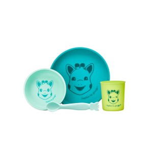 Σόφι Καμηλοπάρδαλη Σετ Φαγητού Από 100% Σιλικόνη