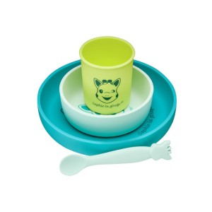 Σόφι Καμηλοπάρδαλη Σετ Φαγητού Από 100% Σιλικόνη