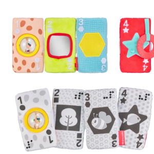 Σόφι Καμηλοπάρδαλη Μαλακές Κάρτες Δραστηριοτήτων Που Διεγείρουν Τις Αισθήσεις Tου Mωρού