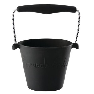 Scrunch Κουβαδάκι από ανακυκλώσιμη σιλικόνη Solid Black