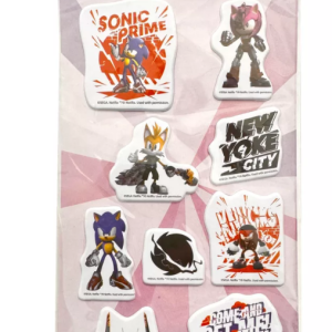 Sonic the Hedgehog Heroes Σετ Αυτοκόλλητων Puffy Foam Sonic the Hedgehog Heroes Σετ Αυτοκόλλητων Puffy Foam