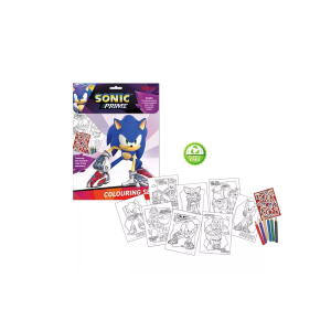 Sonic the Hedgehog Prime Sonic the Hedgehog  Βιβλίο Ζωγραφικής Με Αυτοκόλλητα