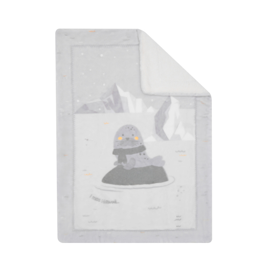 Σούπερ Μαλακή Κουβέρτα Sherpa 80/110 cm Seally Me Kikka Boo