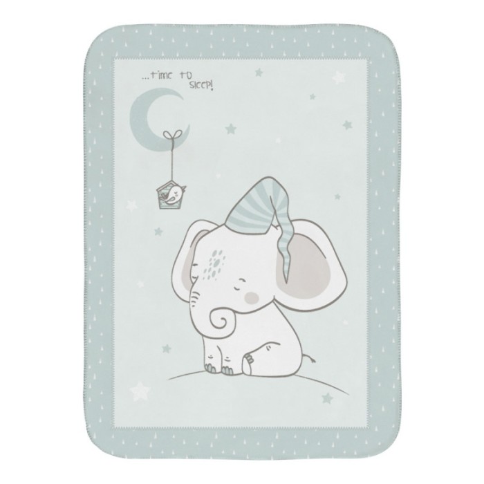 Σούπερ Μαλακή Κουβέρτα 110/140 cm Elephant Time Kikka Boo