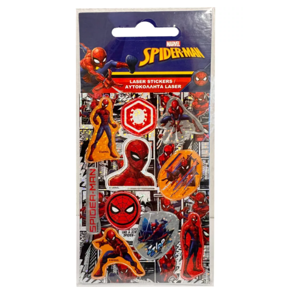 Spiderman Dark Shining C Σετ Ολογραφικών Αυτοκόλλητων