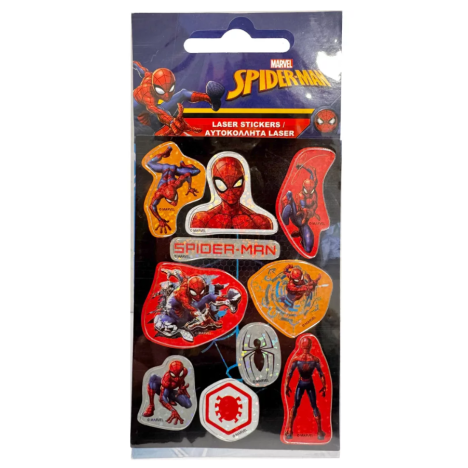 Spiderman Dark Shining Σετ Ολογραφικών Αυτοκόλλητων