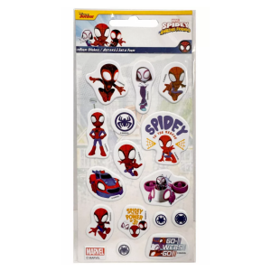 Spiderman Go Webs Σετ Αυτοκόλλητων Puffy Foam Spiderman Go Webs Σετ Αυτοκόλλητων Puffy Foam