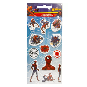 Spiderman Σετ Αυτοκόλλητων Puffy Foam Spiderman Σετ Αυτοκόλλητων Puffy Foam