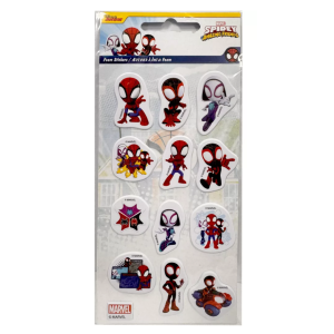 Spiderman Techno Racer Σετ Αυτοκόλλητων Puffy Foam Spiderman Techno Racer Σετ Αυτοκόλλητων Puffy Foam