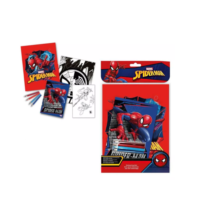 Spiderman Wall Σετ Ζωγραφικής