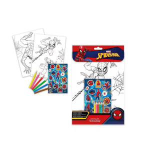 Spiderman Web-Slinger Βιβλίο Ζωγραφικής Και Σετ Αυτοκόλλητα Spiderman Web-Slinger Βιβλίο Ζωγραφικής Και Σετ Αυτοκόλλητα