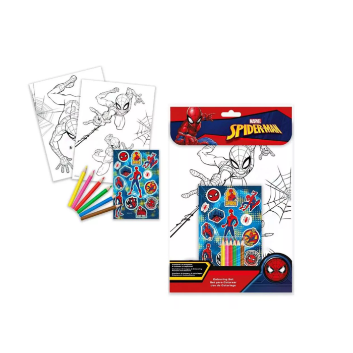 Spiderman Web-Slinger Βιβλίο Ζωγραφικής Και Σετ Αυτοκόλλητα Spiderman Web-Slinger Βιβλίο Ζωγραφικής Και Σετ Αυτοκόλλητα