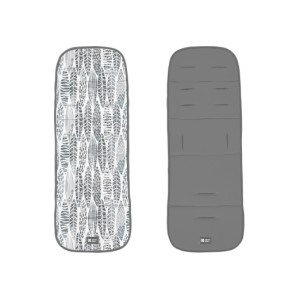 Στρώμα Καροτσιού Leaves Grey Kikka Boo