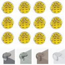 Στρογγυλά Προστατευτικά Γωνιών Διάφανα 12τμχ Sipo Στρογγυλά Προστατευτικά Γωνιών Διάφανα 12τμχ Sipo