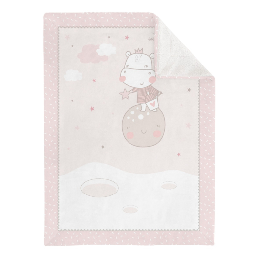 Σούπερ Μαλακή Κουβέρτα Sherpa 80/110 cm Hippo Dreams Kikka Boo
