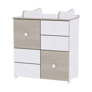 Συρταριέρα Cupboard White/Amber Lorelli