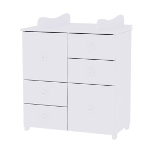Συρταριέρα Cupboard White Lorelli