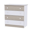 Συρταριέρα Dresser White/Baby Blue Lorelli