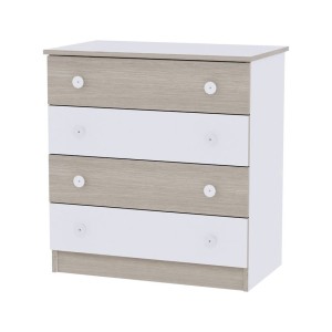 Συρταριέρα Dresser White/Baby Blue Lorelli