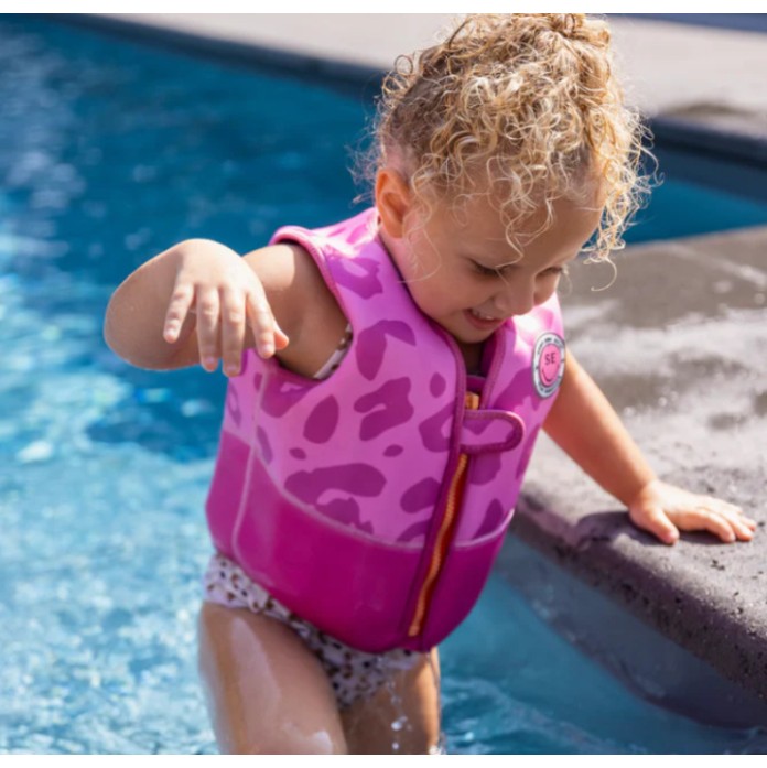 Swim Essentials Σωσίβιο Γιλέκο Για Παιδιά Με Βάρος 18-30kg Pink Leopard Swim Essentials Σωσίβιο Γιλέκο Για Παιδιά Με Βάρος 18-30kg Pink Leopard