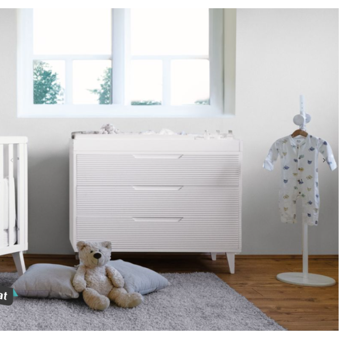 Συρταριέρα Lab White 115x51x85cm  PALI