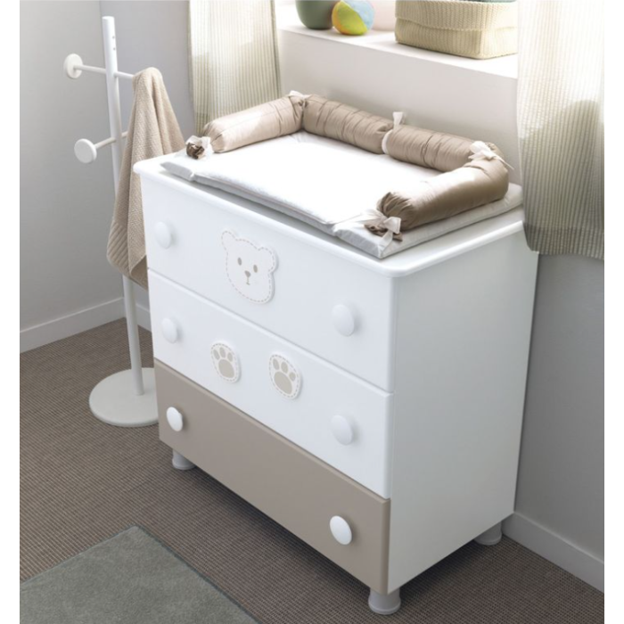 Συρταριέρα  Lillo B Bianco-Tortora PALI