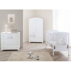 Συρταριέρα  Lulu χρώμα bianco/tortora PALI