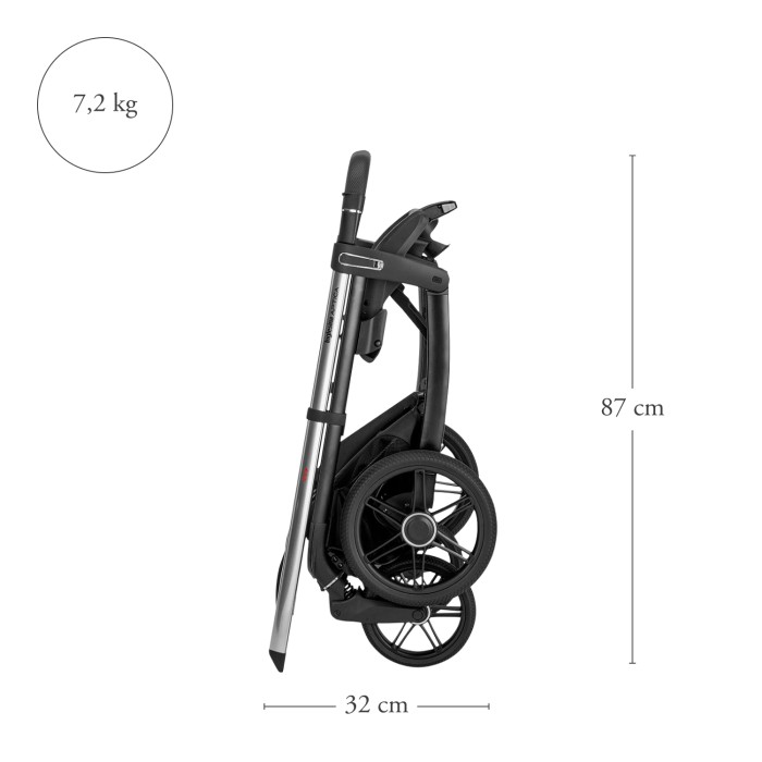 Inglesina Σύστημα Μεταφοράς Aptica Quattro Opal Ivory Με Σκελετό Iridio Black Και Παιδικό Κάθισμα Αυτοκινήτου Darwin Infant