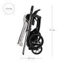 Inglesina Σύστημα Μεταφοράς Aptica Quattro Opal Ivory Με Σκελετό Iridio Black Και Παιδικό Κάθισμα Αυτοκινήτου Darwin Infant