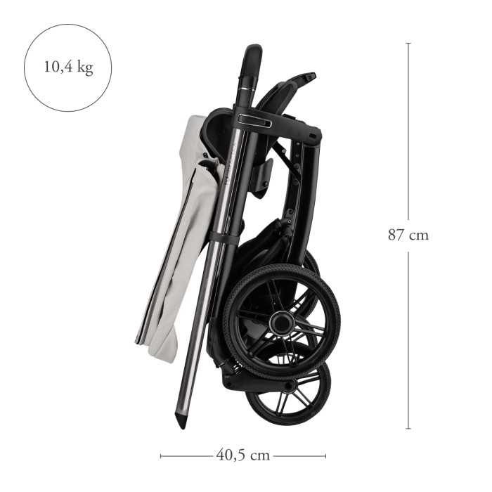 Inglesina Σύστημα Μεταφοράς Aptica Quattro Opal Ivory Με Σκελετό Iridio Black Και Παιδικό Κάθισμα Αυτοκινήτου Darwin Infant