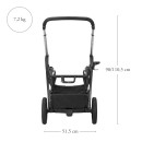 Inglesina Σύστημα Μεταφοράς Aptica Quattro Opal Ivory Με Σκελετό Iridio Black Και Παιδικό Κάθισμα Αυτοκινήτου Darwin Infant