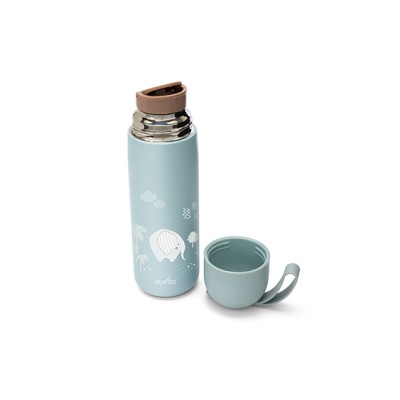Θερμός Από Ανοξείδωτο Ατσάλι 400ml Ανοιχτό Μπλε 4435 Nuvita
