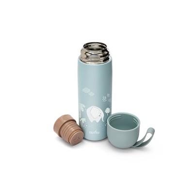 Θερμός Από Ανοξείδωτο Ατσάλι 400ml Ανοιχτό Μπλε 4435 Nuvita