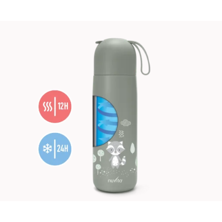 Θερμός Από Ανοξείδωτο Ατσάλι 400ml Sage Green 4435 Nuvita Θερμός Από Ανοξείδωτο Ατσάλι 400ml Sage Green 4435 Nuvita