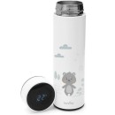 Θερμός Από Ανοξείδωτο Ατσάλι Με Ψηφιακή Ένδειξη Θερμοκρασίας 500ml 4455 Λευκό Nuvita