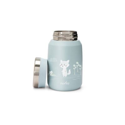 Θερμός Φαγητού 500ml 4472 Ανοιχτό Μπλε Nuvita