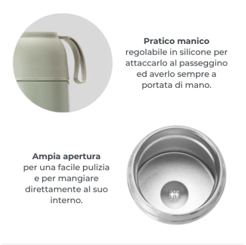 Θερμός Φαγητού 620ml 4475 Sage Green Nuvita Θερμός Φαγητού 620ml 4475 Sage Green Nuvita