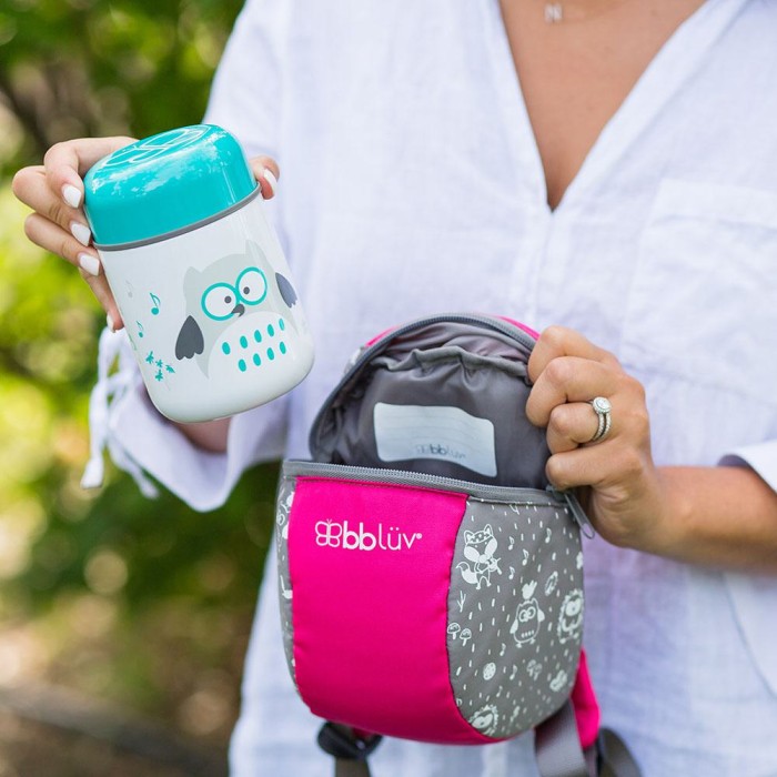 Θερμός Φαγητού με Κουτάλι Aqua Food Bbluv Θερμός Φαγητού με Κουτάλι Aqua Food Bbluv