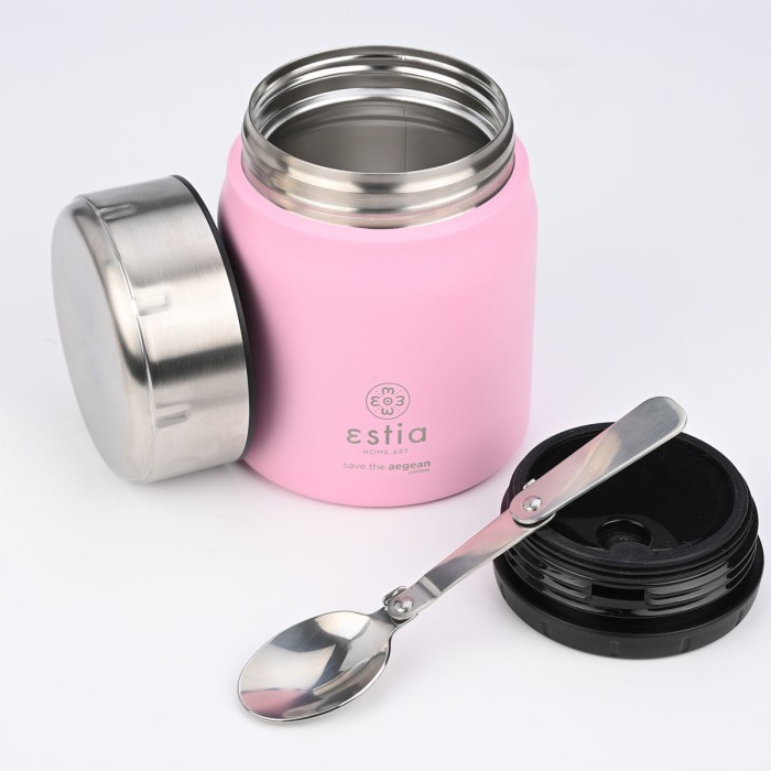 Θερμός Φαγητού Lunch Pot 500ml Blossom Rose Save The Aegean Estia Θερμός Φαγητού Lunch Pot 500ml Blossom Rose Save The Aegean Estia