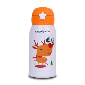 Θερμός Μπουκάλι Ανοξείδωτο We Care Λευκό 500ml Nava Θερμός Μπουκάλι Ανοξείδωτο We Care Λευκό 500ml Nava