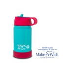 Θερμός Μπουκάλι Ανοξείδωτο We Care Τιρκουάζ - Μagenta 360ml Nava