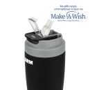 Θερμός Ποτήρι Με Καλαμάκι Για Κρύα Και Στόμιο Για Ζεστά Ροφήματα We Care Μαύρο 500ml