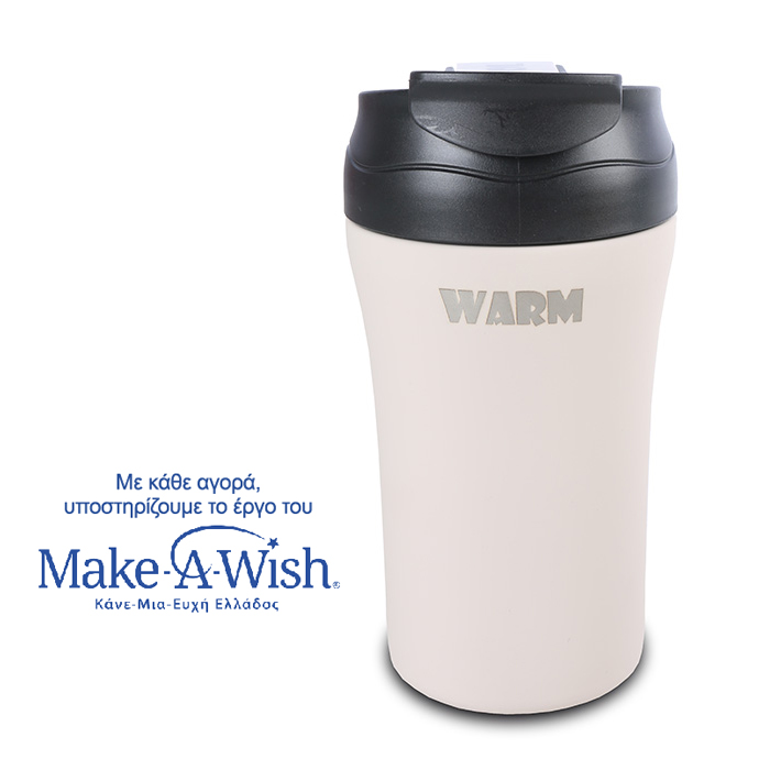 Θερμός Ποτήρι Με Καλαμάκι Για Κρύα Και Στόμιο Για Ζεστά Ροφήματα We Care Μπεζ 450ml Θερμός Ποτήρι Με Καλαμάκι Για Κρύα Και Στόμιο Για Ζεστά Ροφήματα We Care Μπεζ 450ml