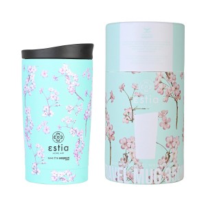 Θερμός Travel Mug Save The Aegean 350ml Blossom Green Estia