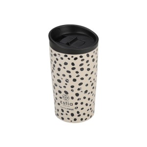 Θερμός Travel Mug Save The Aegean 350ml Leopard Taupe Estia