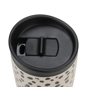 Θερμός Travel Mug Save The Aegean 350ml Leopard Taupe Estia