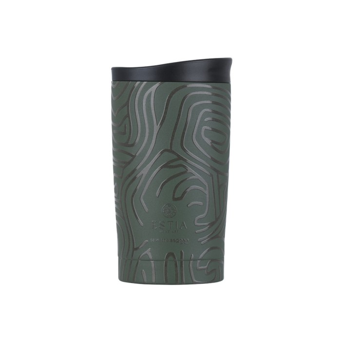Θερμός Travel Mug Save The Aegean 350ml Olive Flow Estia